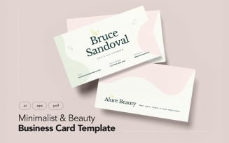 Professional and Beauty Business Card V.22 - Corporate Identity Template