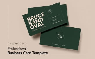 Professional and Minimalist Business Cards V.20 - Corporate Identity Template