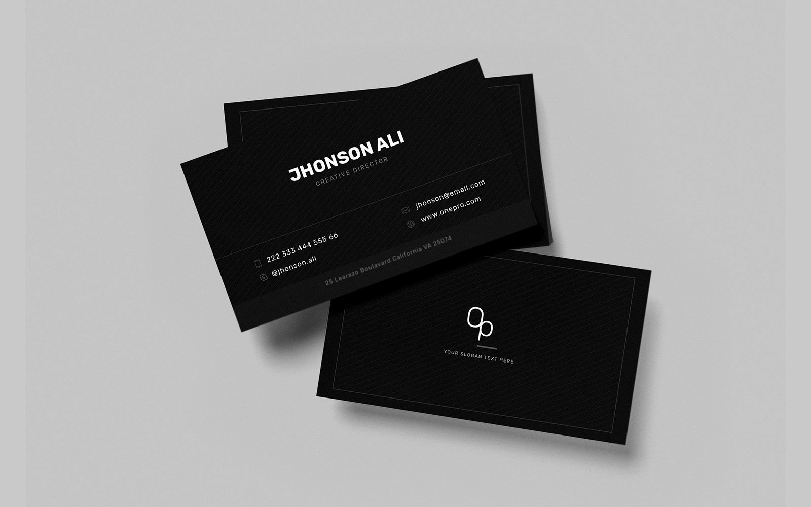 Template #109704 Business Card Webdesign Template - Logo template Preview