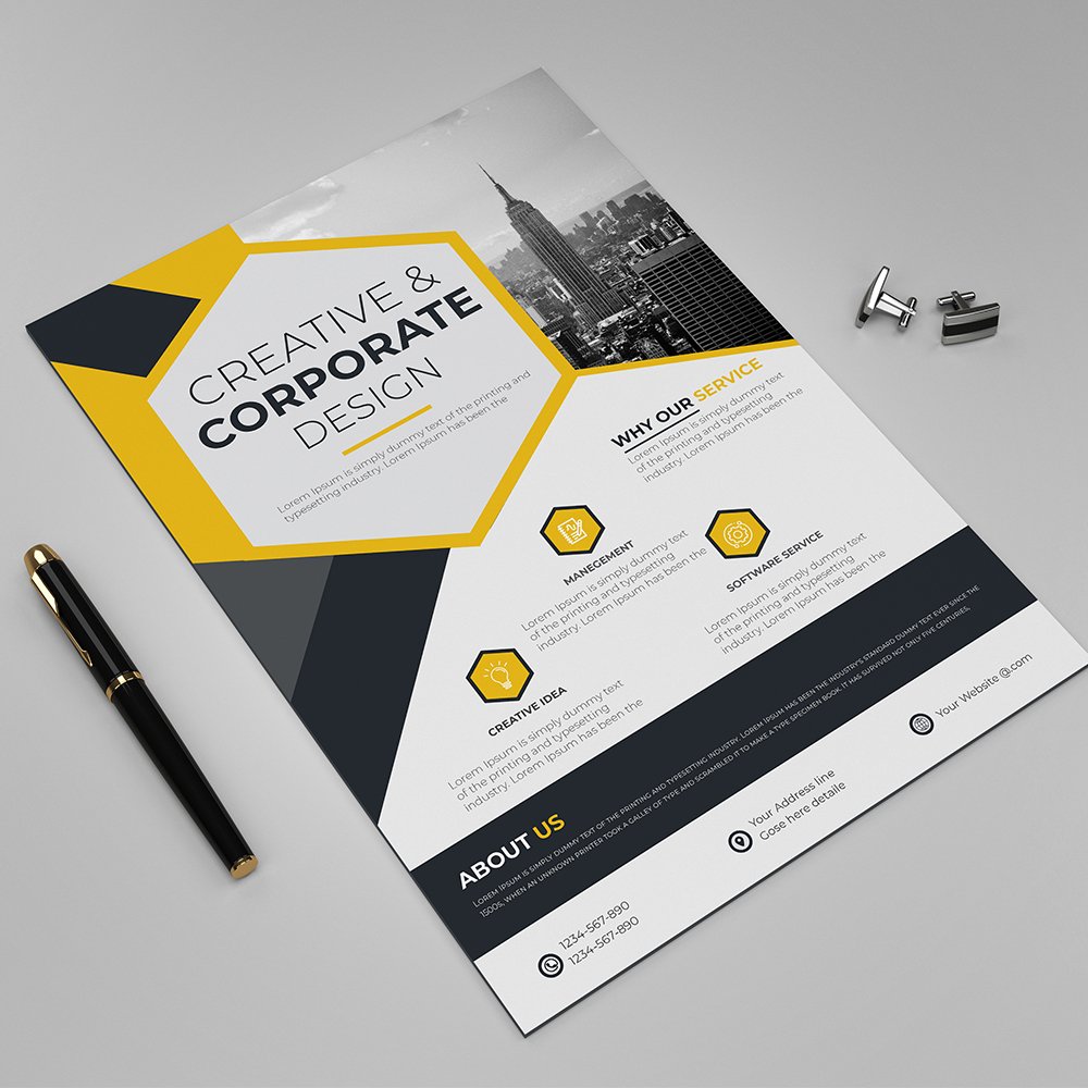 Template #109713 Designdesign Flyercorporate Webdesign Template - Logo template Preview