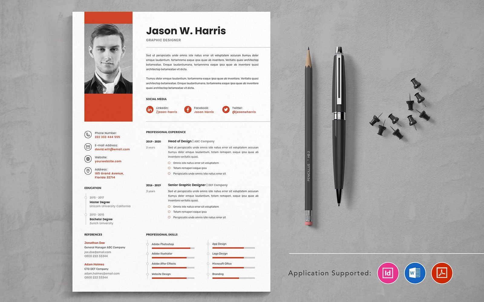 Kit Graphique #109720 Resume Cv Divers Modles Web - Logo template Preview