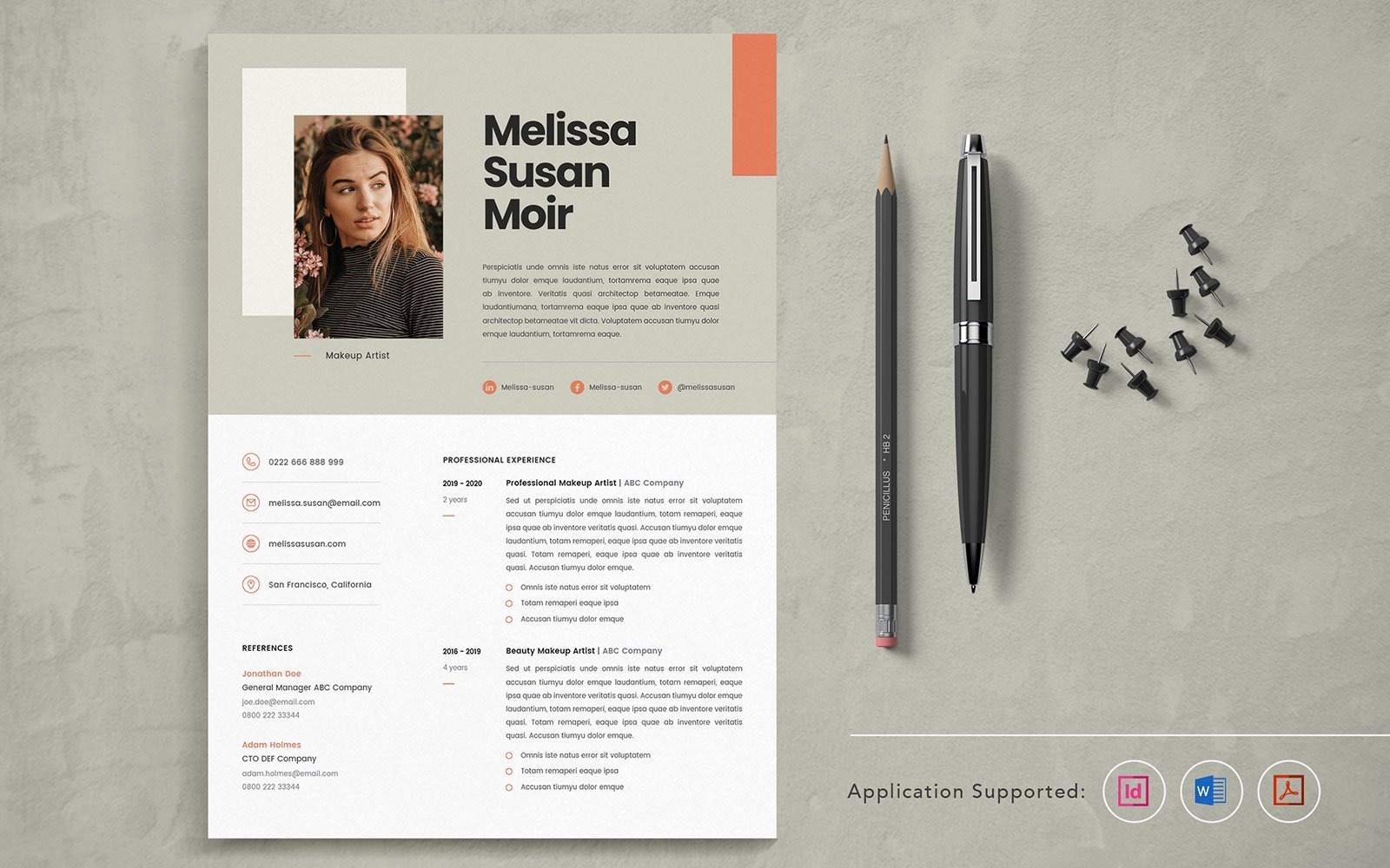 Kit Graphique #109728 Resume Cv Divers Modles Web - Logo template Preview