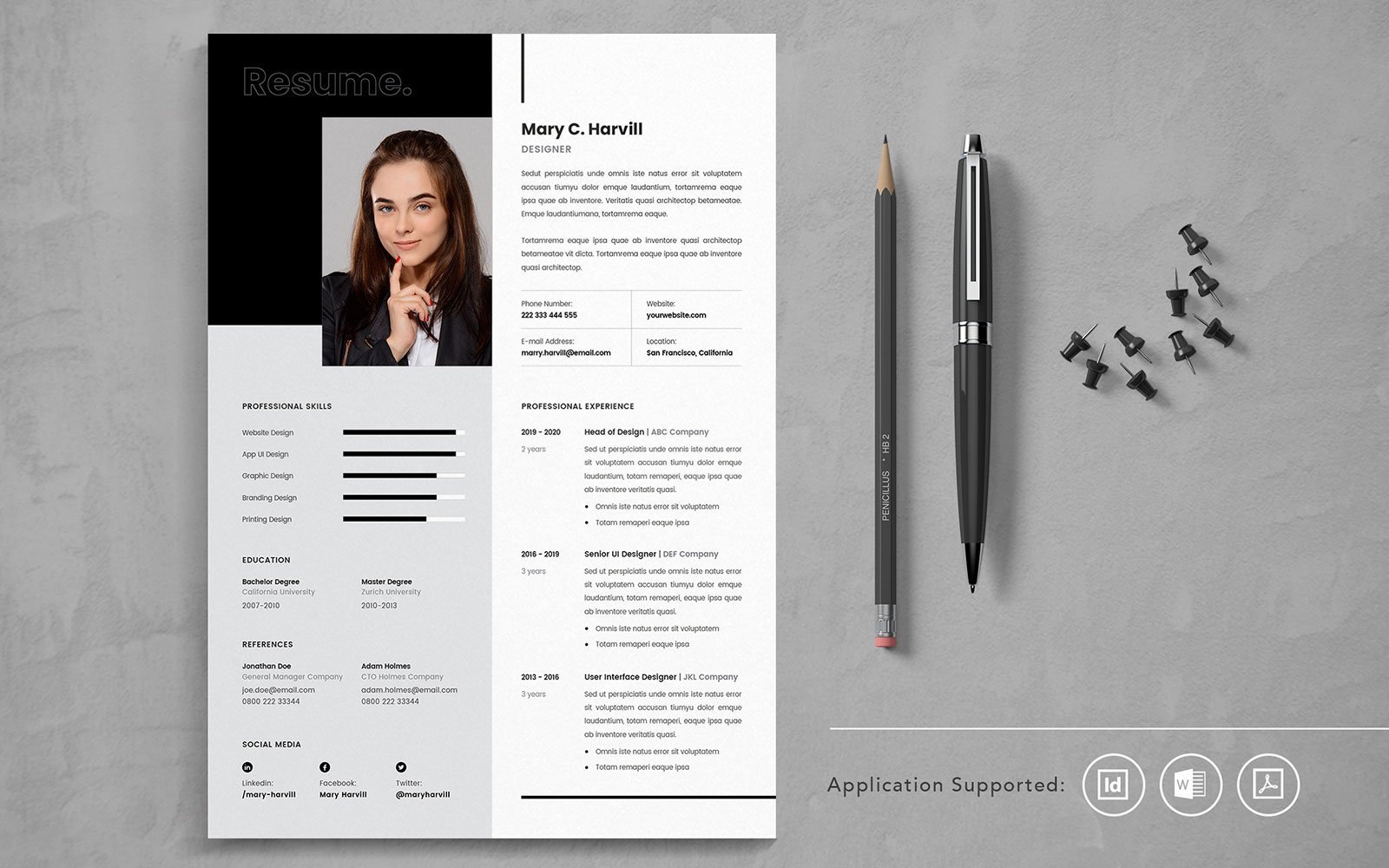 Kit Graphique #109730 Resume Cv Divers Modles Web - Logo template Preview