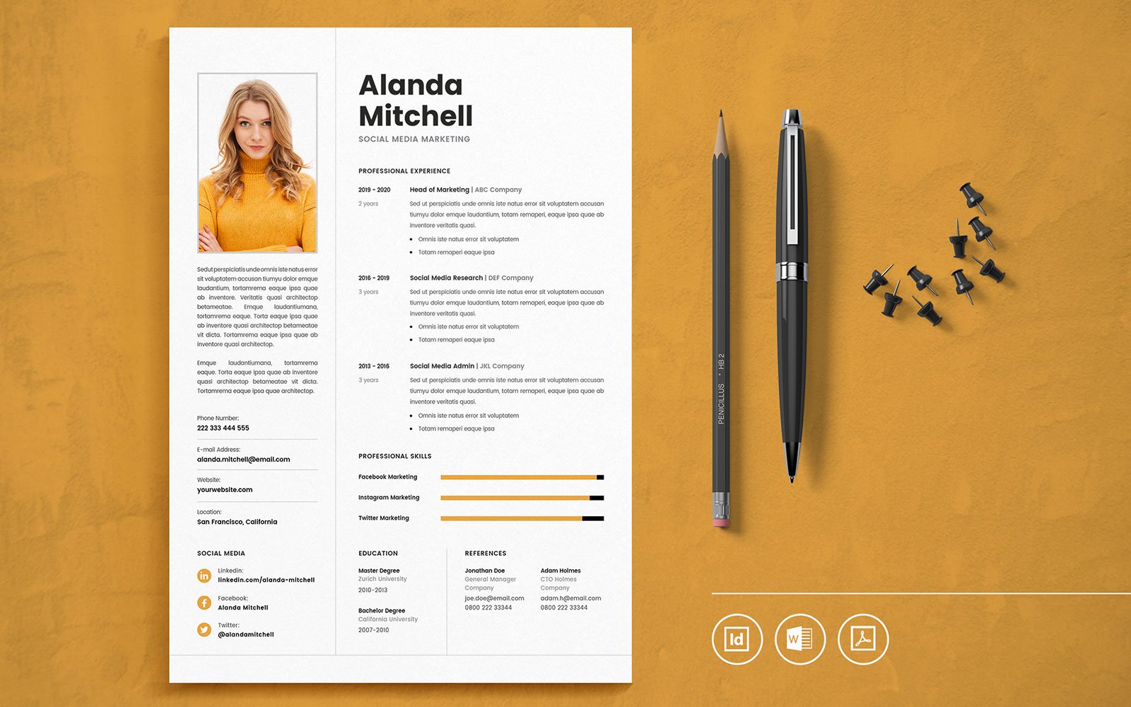 Kit Graphique #109731 Resume Cv Divers Modles Web - Logo template Preview