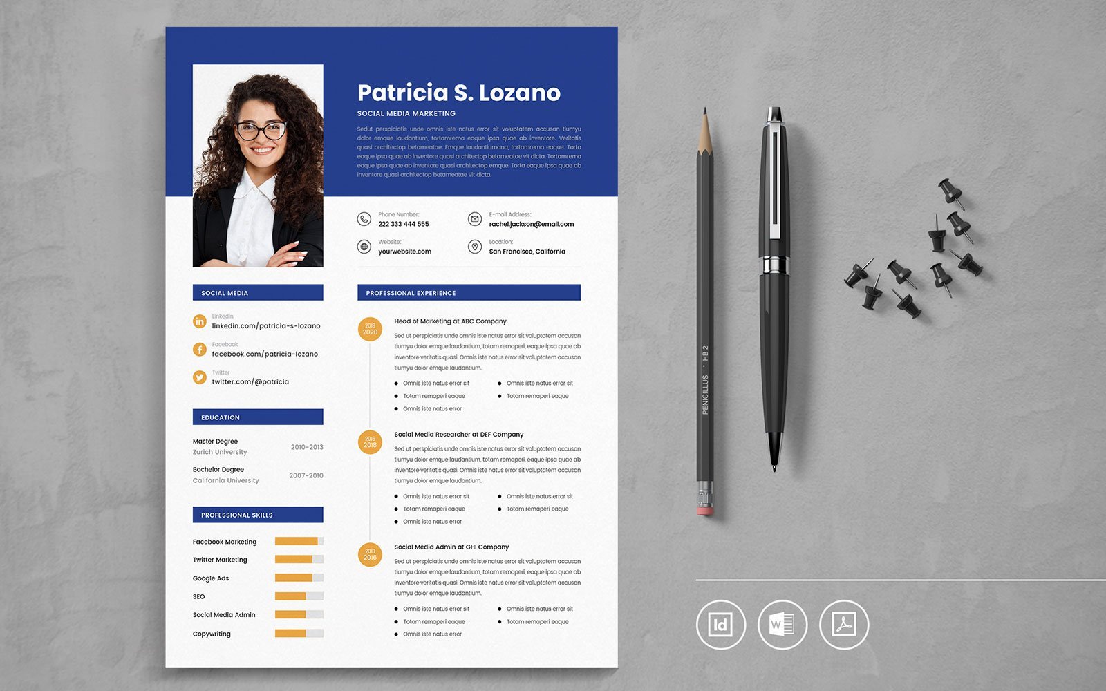 Kit Graphique #109733 Resume Cv Divers Modles Web - Logo template Preview