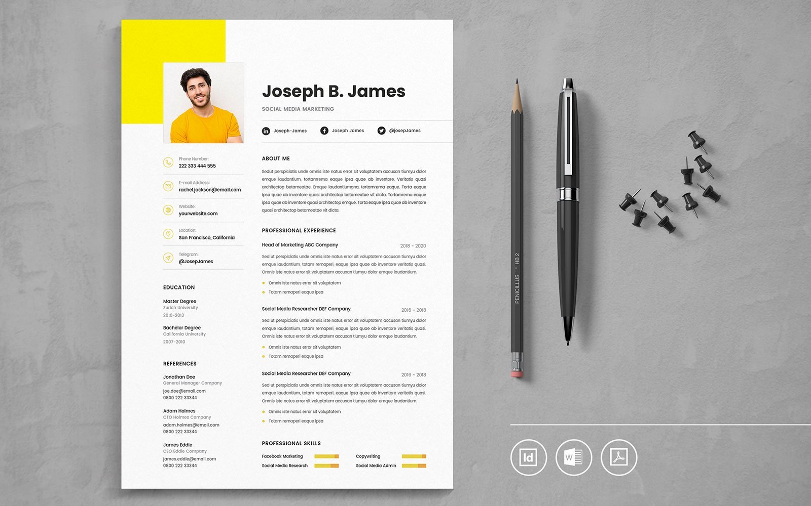 Kit Graphique #109737 Resume Cv Divers Modles Web - Logo template Preview