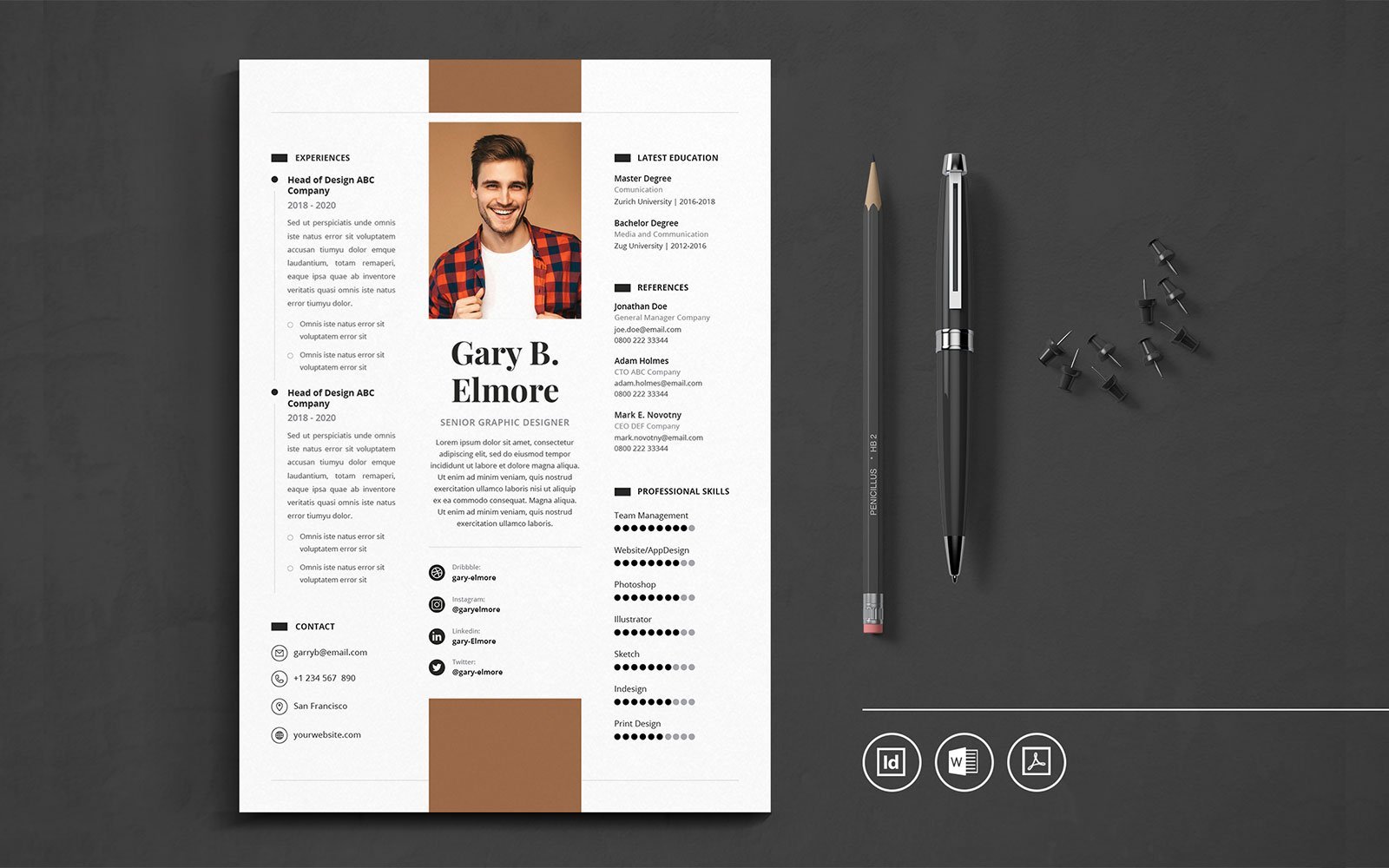 Kit Graphique #109749 Resume Cv Divers Modles Web - Logo template Preview