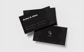 Professional business card v60 - Corporate Identity Template