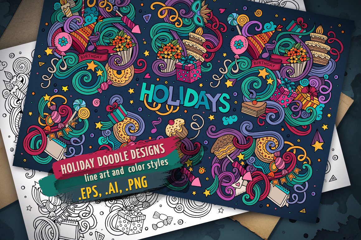 Template #109806 Swirls Hand-drawn Webdesign Template - Logo template Preview