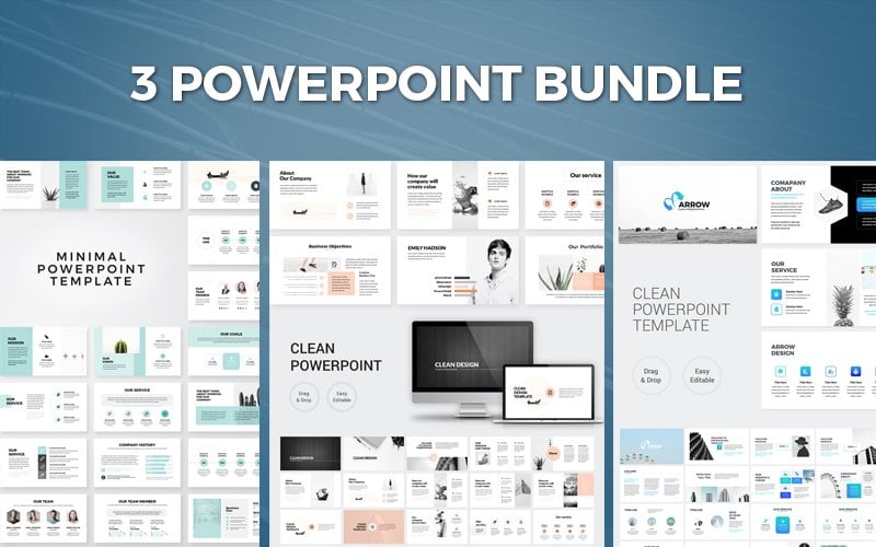 Kit Graphique #109930 Modern Powerpoint Divers Modles Web - Logo template Preview