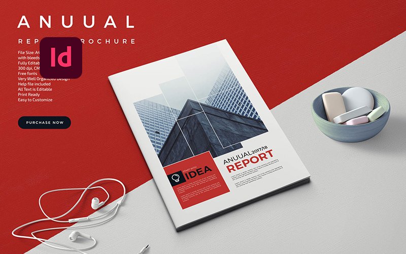 Template #109948 Annual Annual Webdesign Template - Logo template Preview