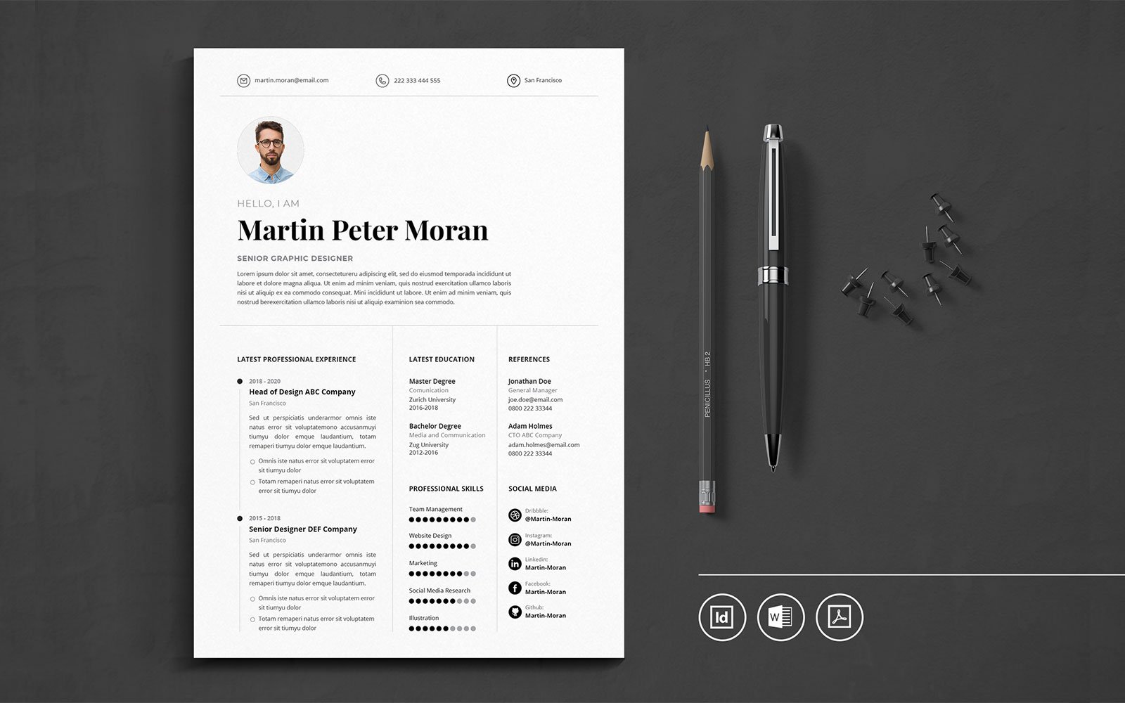 Kit Graphique #109966 Resume Cv Divers Modles Web - Logo template Preview