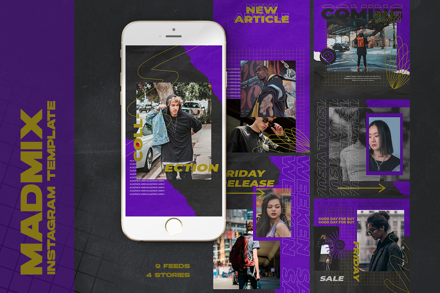 Madmix Instagram Templates Social Media