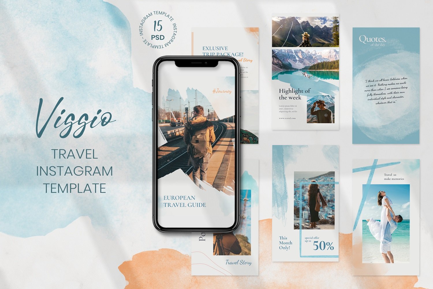 Template #110005 Instagram Stories Webdesign Template - Logo template Preview