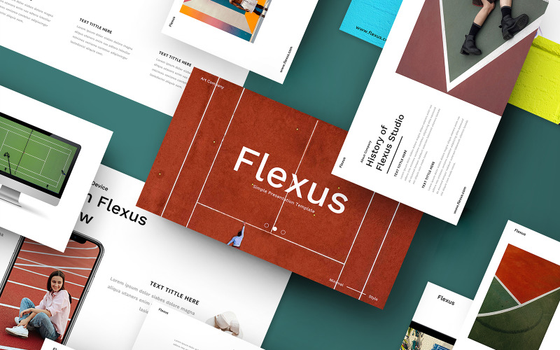 Flexus – Creative Business PowerPoint template PowerPoint Template