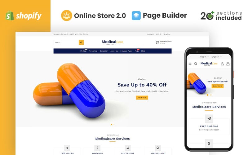 Template #110120 Corona Covid Webdesign Template - Logo template Preview