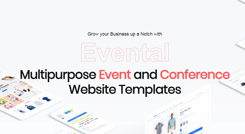 Evental - Event & Conference Website Landing Page Template