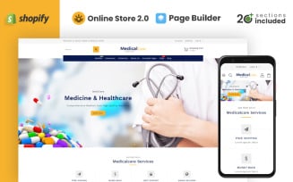 Medical Care Health&Medicine Store Shopify Theme