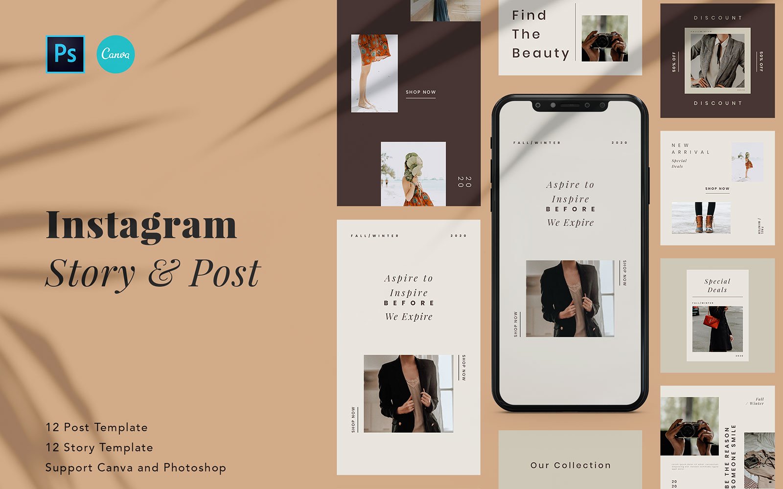 Kit Graphique #110204 Corporate Instagram Divers Modles Web - Logo template Preview