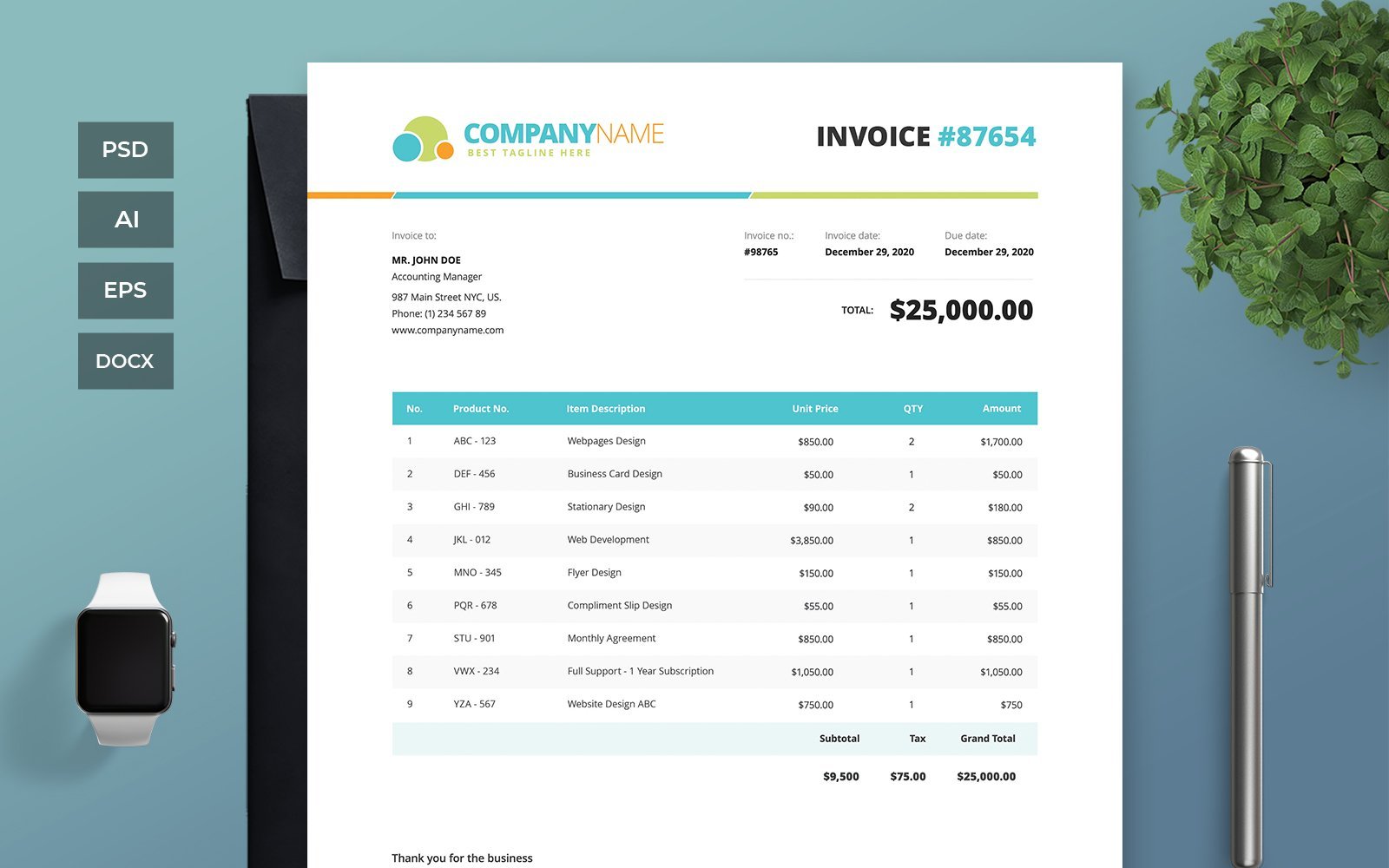 Template #110237 Corporate Payment Webdesign Template - Logo template Preview