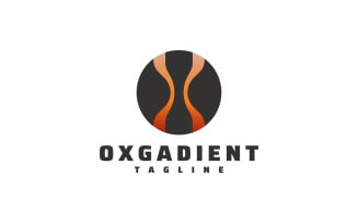 Round Gradient - OXGADIENT Logo Template