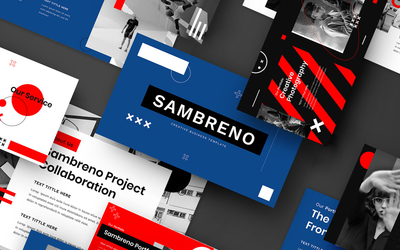Sambreno – Creative Business PowerPoint template PowerPoint Template