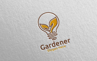Idea Botanical Gardener 41 Logo Template