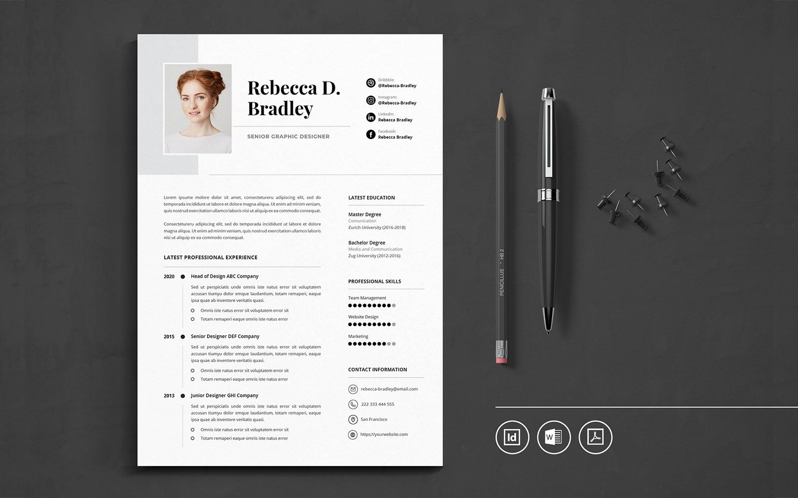 Kit Graphique #110405 Resume Cv Divers Modles Web - Logo template Preview