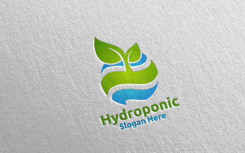 Global Hydroponic Botanical Gardener 62 Logo Template