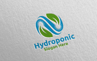 Infinity Hydroponic Botanical Gardener 60 Logo Template