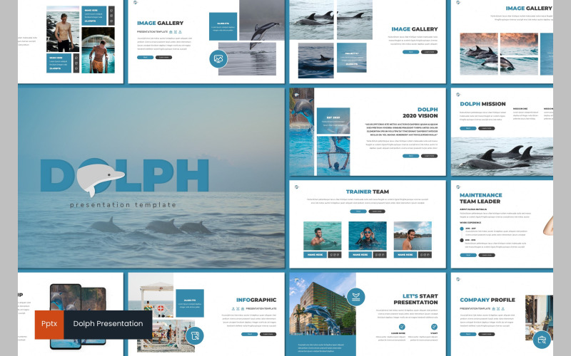 Dolph PowerPoint template PowerPoint Template