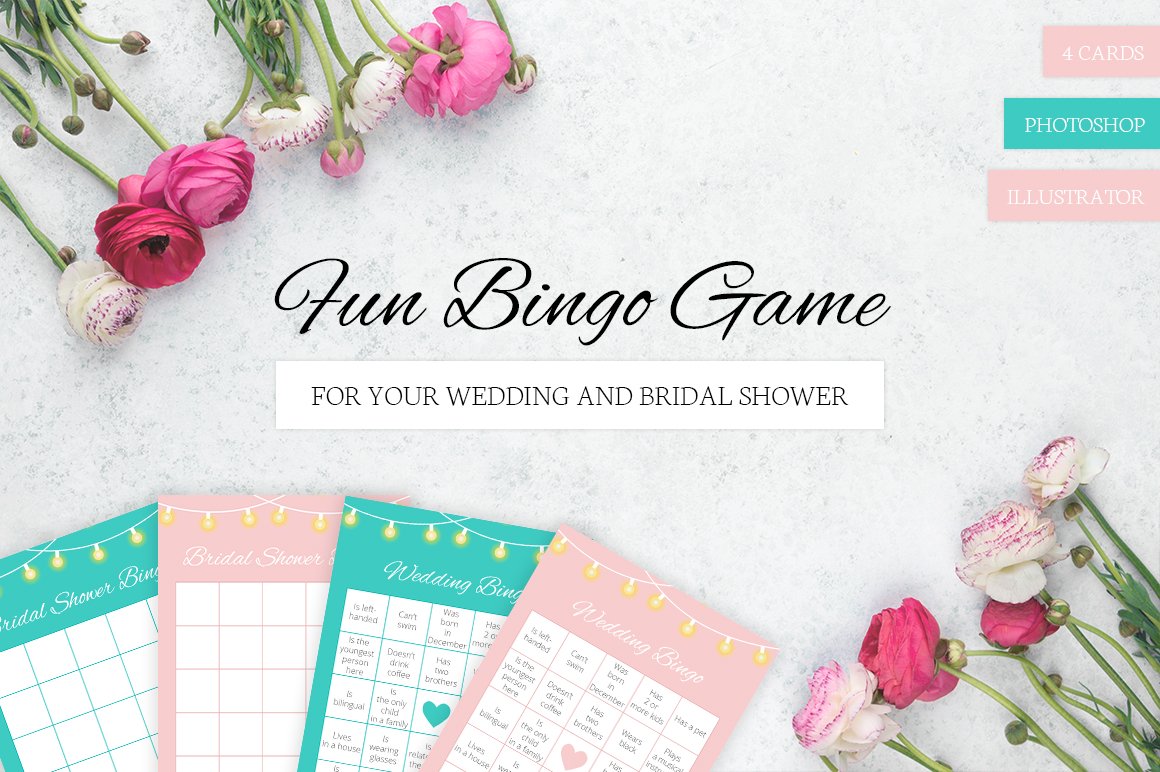 Kit Graphique #110658 Mariage Bingo Web Design - Logo template Preview