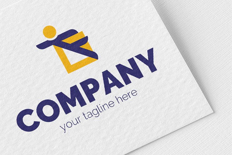 Template #110724 Fpersoncoindropcreditmicrocreditloanbankfinancehelpsupportsquarediamondstabilitybusinesslogosignminimalismone Colortwo Webdesign Template - Logo template Preview