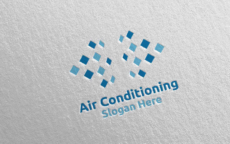 Air Conditioning and Heating Services 9 Logo Template
