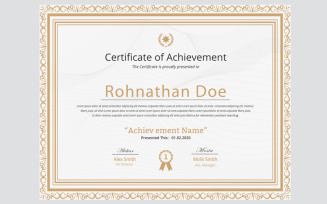Clean Certificate Template