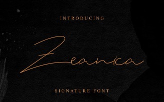 Zeanica Font