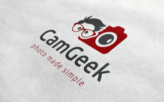 Camera Geek Logo Template