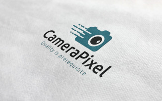 Camera Pixel Logo template