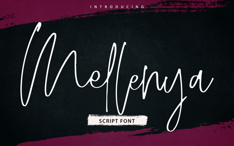 Mellenya | Handwriting Cursive Font