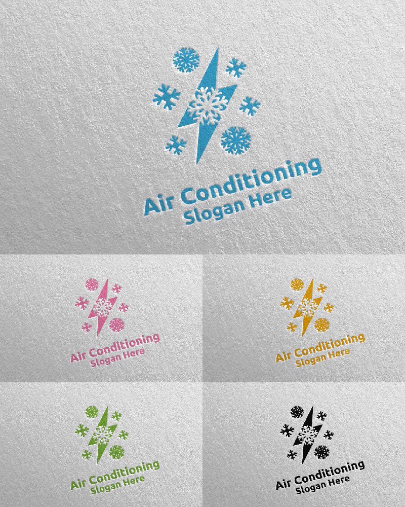 Template #110963 Air Conditioning Webdesign Template - Logo template Preview