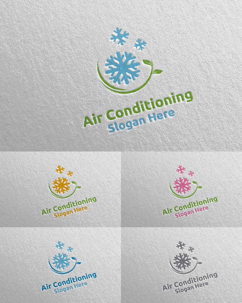 Template #110964 Air Conditioning Webdesign Template - Logo template Preview