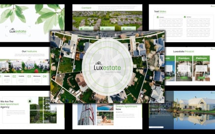 Luxestate - Real Estate Agency PowerPoint Template