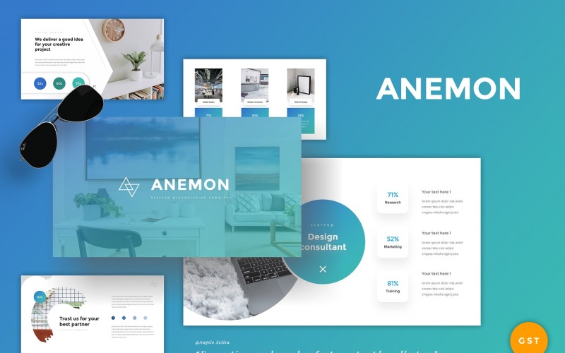 Anemon - StartUp Google Slides