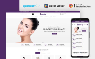 Beauty Store Responsive OpenCart Template