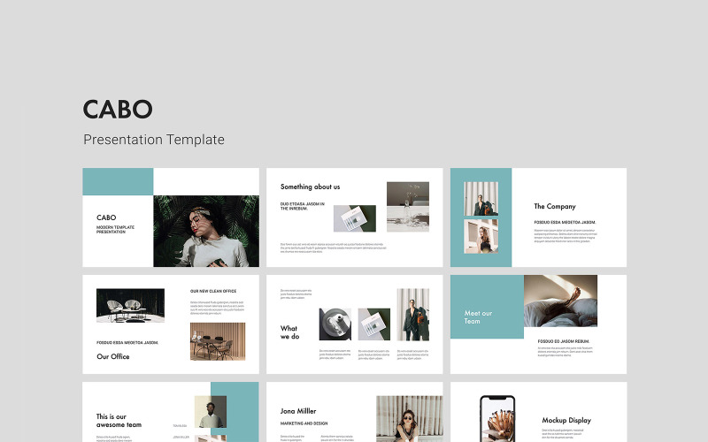 CABO - Presentation PowerPoint template PowerPoint Template