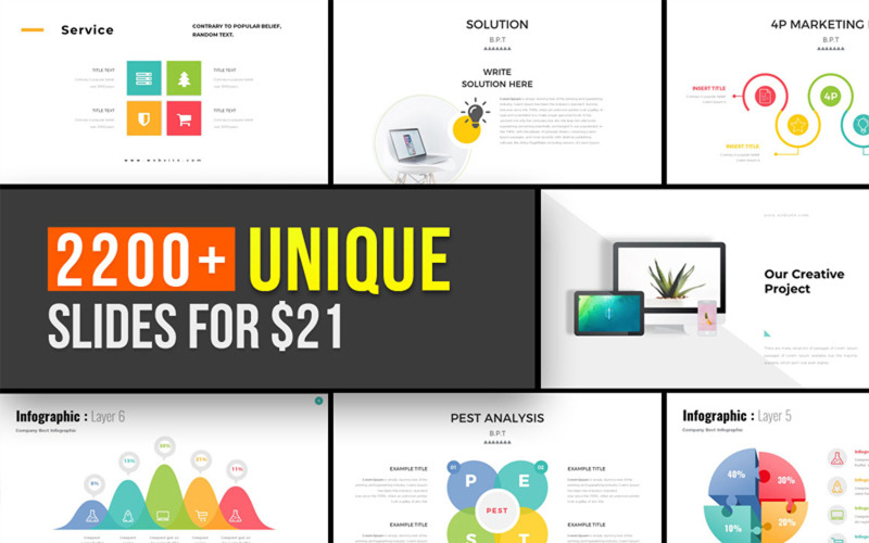 Entire Pack Presentation PowerPoint template PowerPoint Template