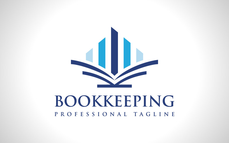 Professional Accounting Bookkeeping Logo Design Logo Template
