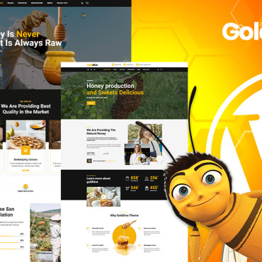 Beekeeper Beekeeping WordPress Themes 111041