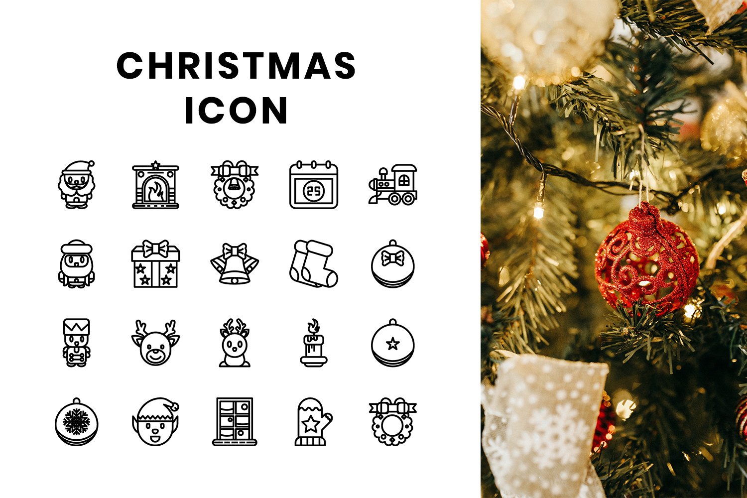 Template #111052 Setinvitationoutlinereindeersnowflakethinchampagnechristmas Lightschristmas Webdesign Template - Logo template Preview