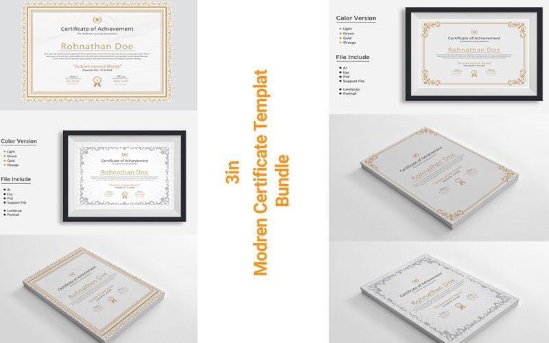 Kit Graphique #111086 Certificat Entreprise Divers Modles Web - Logo template Preview